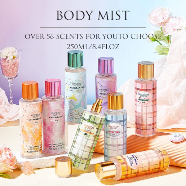 60% OFF! 250ml Large Capacity Floral & Fruity Fragrance Series Women's Body Spray Perfume