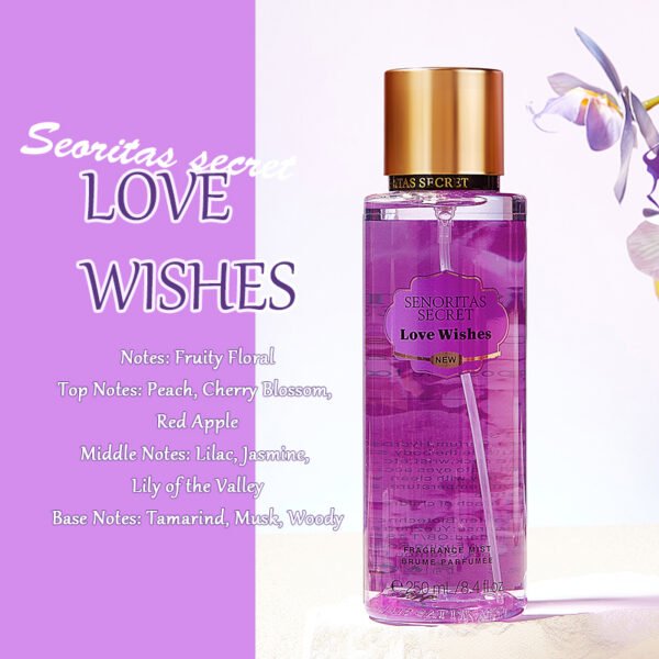 60% OFF! 250ml Large Capacity Floral & Fruity Fragrance Series Women's Body Spray Perfume